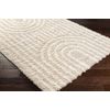 Alfombra Shaggy Escandinava Blanco/beige 160x220cm Christina