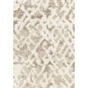 Alfombra Shaggy Escandinava Blanco/beige 160x220cm Paula