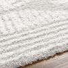 Alfombra Shaggy Bohemia Blanco/gris 160x220cm Nuria