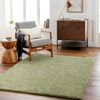 Alfombra Shaggy Moderna Verde 200x275cm Claire