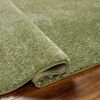 Alfombra Shaggy Moderna Verde 200x275cm Claire