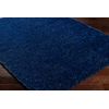 Alfombra Shaggy Moderna Azul Oscuro 160x213cm Claire