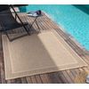 Alfombra Exterior/interior Efecto Yute Beige/negro 160x213cm Penny