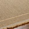 Alfombra Exterior/interior Efecto Yute Beige/negro 80x220cm Penny