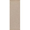 Alfombra Exterior/interior Efecto Yute Beige 80x220cm Nikki