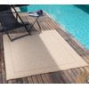 Alfombra Exterior/interior Efecto Yute Beige 120x170cm Nikki