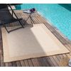 Alfombra Exterior/interior Efecto Yute Beige 120x170cm Nikki