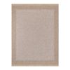 Alfombra Exterior/interior Efecto Yute Beige 160x213cm Nikki