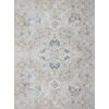 Alfombra Vintage Lavable En Lavadora Marfil/marrón 160x213cm Elsa