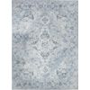 Alfombra Vintage Lavable En Lavadora Gris/azul 160x213cm Elsa