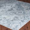 Alfombra Vintage Lavable En Lavadora Gris/azul 160x213cm Elsa