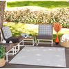 Alfombra Exterior/interior Gris/marfil 160x213cm Tonie