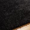 Alfombra Shaggy Moderna Negro 200x275cm Soso