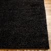 Alfombra Shaggy Moderna Negro 200x275cm Soso