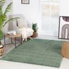 Alfombra Shaggy Moderna Verde 160x213cm Soso