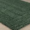 Alfombra Shaggy Moderna Verde 160x213cm Soso