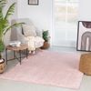 Alfombra Shaggy Moderna Rosa Claro 160x213cm Soso