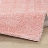 Alfombra Shaggy Moderna Rosa Claro 160x213cm Soso