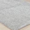 Alfombra Shaggy Moderna Gris Claro 200x275cm Soso