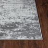 Alfombra Abstracta Moderna Gris/blanco 160x215cm Milena