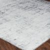 Alfombra Abstracta Moderna Gris/blanco 160x215cm Milena