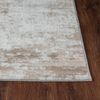 Alfombra Abstracta Moderna Beige/blanco 120x170cm Milena