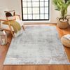 Alfombra Abstracta Moderna Beige/blanco 160x215cm Milena