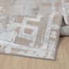 Alfombra Abstracta Moderna Beige/blanco 120x170cm Martina