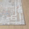 Alfombra Abstracta Moderna Beige/blanco 120x170cm Martina