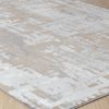 Alfombra Abstracta Moderna Beige/blanco 120x170cm Martina