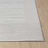 Alfombra Escandinava A Rayas Beige/blanco 120x170cm Kaysa