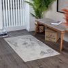 Alfombra Vintage Oriental Blanco/gris 80x150cm Azra