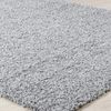 Alfombra Shaggy Moderna Gris 160x220cm Lilly