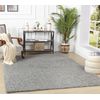 Alfombra Shaggy Moderna Gris 120x170cm Lilly