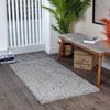 Alfombra Shaggy Moderna Gris 80x150cm Lilly