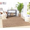 Alfombra Shaggy Moderna Beige Oscuro 160x220cm Lilly