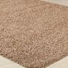 Alfombra Shaggy Moderna Beige Oscuro 160x220cm Lilly