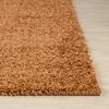 Alfombra Shaggy Moderna Terracota 160x220cm Lilly