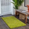 Alfombra Shaggy Moderna Verde 80x150cm Lilly