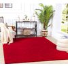 Alfombra Shaggy Moderna Rojo 160x220cm Lilly