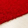 Alfombra Shaggy Moderna Rojo 160x220cm Lilly