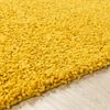 Alfombra Shaggy Moderna Amarillo 160x220cm Lilly