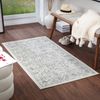 Alfombra Vintage Oriental Blanco/gris 80x150cm Margaux