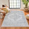 Alfombra Vintage Oriental Blanco/gris 120x170cm Ceren