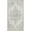 Alfombra Vintage Oriental Blanco/gris 80x150cm Ceren