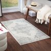 Alfombra Vintage Oriental Blanco/gris 80x150cm Ceren