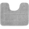 Set 2 Alfombras De Baño Antideslizante Lavable Gris 80x50/40x40cm Noelle