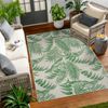 Alfombra Exterior/interior Marfil/verde 120x170cm Lennie