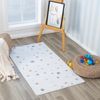 Alfombra Para Niños Lavable Multicolor/beige 80x150cm Stella