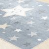 Alfombra Para Niños Lavable En Lavadora Estrellas Azul/beige 160x213cm Supermama